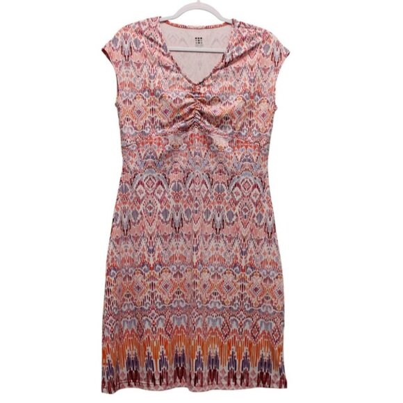 Title Nine Dress Size Medium Colorful Stretch Outdoor Camping Pocket Athletic - Picture 1 of 15